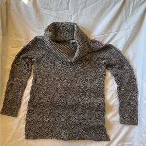Eight Eight Eight Gray Cowl Neck Sweater